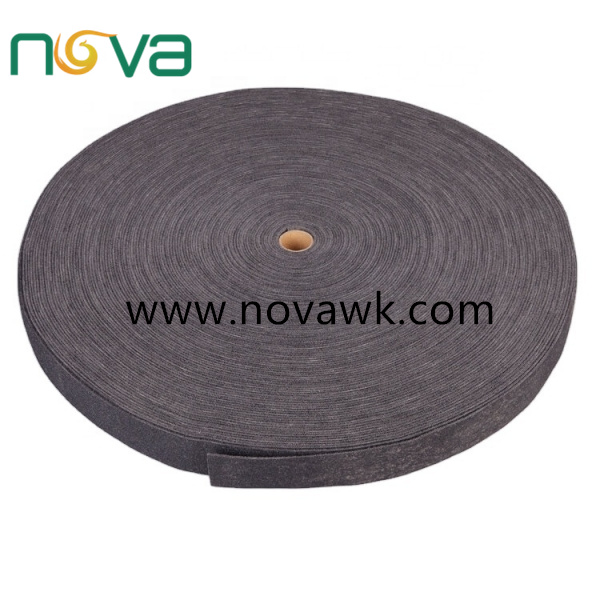 Black Roller Tape For Karl Mayer And Liba Machine Warp Knitting Spare Parts Black flannel flannelette lint